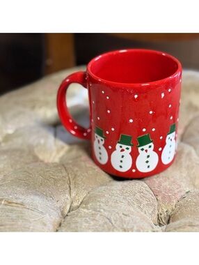 Vintage WAECHTERSBACH Snowman Christmas Coffee  MUG  Germany